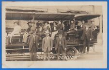 PHOTO POST CARD - VINTAGE - SEEING DENVER - picture