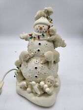 RARE Vtg 05 Department 56 56.06503 The Snowbabies Christmas Snowman Danbury Mint picture