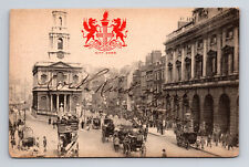 c1907 TUCKs Street View Somerset House Art Center Horse Carriage London Postcard picture