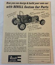 1963 Revell model kits ad ~ DESIGN AND BUILD Your Own Hot Rod~CUSTOM CAR PARTS picture