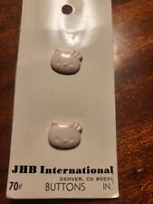 Vtg JHB Buttons Hello Kitty Style picture