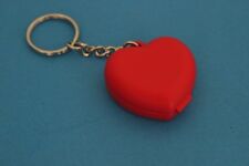 NEW Tupperware RED HEART Keychain *VERY RARE*Opens Up~Ideal for Coins~Meds~Cream picture