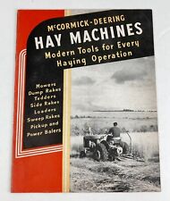 IH McCORMICK-DEERING FARMALL HAY MACHINE TRACTOR CATALOG BROCHURE ~ Late 1940's picture