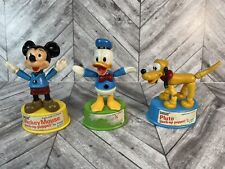 Walt Disney Mickey Mouse Pluto Donald Duck Gabriel 1977  Push Up Puppet Figures picture