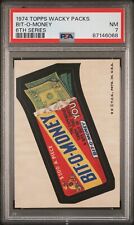 1974 Topps Wacky Packs 6th Series BIT-O-MONEY - PSA 7 NM - Wacky Packages picture