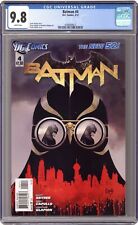 Batman #4A Capullo 1st Printing CGC 9.8 2012 4348660012 picture
