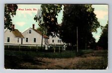 West Leeds ME-Maine, Scenic View, Antique, Vintage Postcard picture