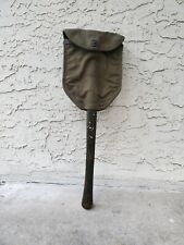 Vintage Ames Military Folding Shovel Entrenching Tool Cover 1941 As Is Condition picture