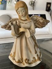 Vintage Musical Ceramic Angel Girl Statue Religious  Heaven picture