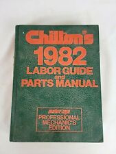 Chiltons 1982 Labor Guide And Parts Manual Professional Mechanics Edition picture