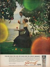 1959 Smirnoff Vodka Pick Any Fruit You Like But Make Sure Vintage Print Ad picture