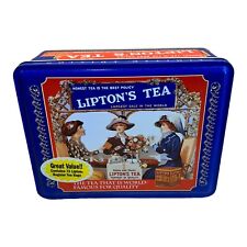Lipton's Tea LiTD Nostalgic Tin Collection Series #401 8 x 6.5 x 3 Vintage Empty picture