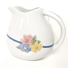 VINTAGE TENDER HEART FLORAL PITCHER NWT DEAD STOCK picture