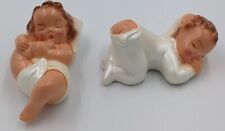 Vintage Mid Century Baby Plaster Figure Wall Hanging Decoration Cute Adorable picture