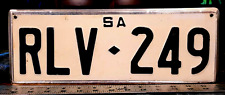 INTL - SOUTH AUSTRALIA - 70s vintage SILVER border license plate, nice R series picture