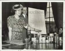 1939 Press Photo Economist Dr. Ruth Ayres Testifies to Committee, Washington picture