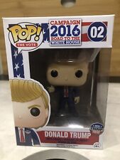 DONALD TRUMP 02 FUNKO POP 2016 ELECTION VAULTED/RETIRED RARE AUTHENTIC picture