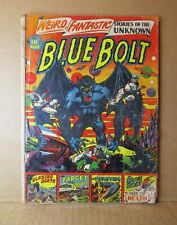 Blue Bolt 110 L.B. Cole Sci-Fi Alien Bat C. 1951 Star Horror Comic Wolverton Art picture