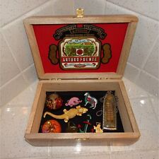 Vintage Arturo Fuente Wood Cigar Box trinket box stash box jewelry box wooden picture