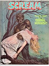 SCREAM 4 Feb. 1974 Edgar Allan Poe US comic book SKYWALD HORROR MOOD magazine VF picture