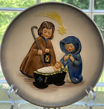 Janet Robson Goebel 1977 Christmas Nativity Plate Second Edition Collectible EUC picture