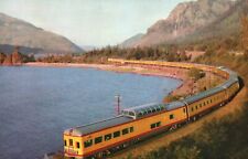 Vintage Postcard View of The City of Portland Domeliner Train Columbia River picture