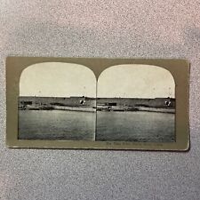 Vintage Taku Forts Pei-ho River China  Stereoview Stereoscope Photo picture