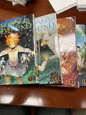 The Promised Neverland Manga Lot Volumes 1, 2, 4 & 5 picture