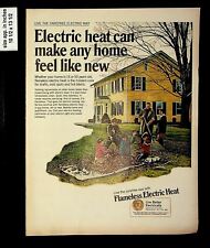 1969 Flameless Electric Heat For New Home Vintage Print Ad 015959 picture