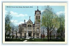 c1910 Mecosta County Court House Big Rapids Michigan MI Antique Postcard picture