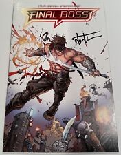 FINAL BOSS #2 - Artists Elite B VARIANT SIGNED BY TYLER KIRKHAM WITH COA Nm+ picture