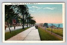 Buffalo NY-New York, The Front, N.Y.C.H. Railroad Vintage Souvenir Postcard picture
