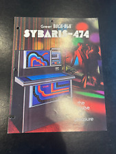 Rock-Ola Sybaris 474 Jukebox Flyer Original 1974 Phonograph Music Promo fold-out picture