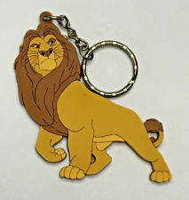 Vintage Disney The Lion King Mufasa Rubber Keychain 90s RARE picture
