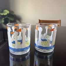 Vintage HJ Stotter  Set Of  2 Plastic Acrylic Duck Cups picture