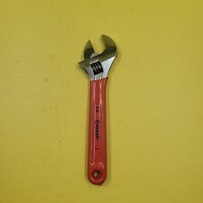 8” INCH Red CRESCENT Cushioned Grip Adjustable Wrench. picture