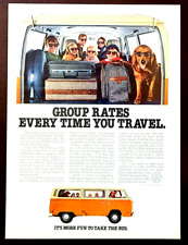 Volkswagen Bus Original 1978 Vintage Print Ad picture