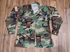 COAT HOT WEATHER WOODLAND CAMOUFLAGE PATTERN COMBAT SZ M Reg 18th Airborne Army picture