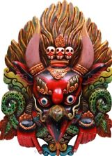 Nepal Craft Garuda Wall Hanging Mask Jai God Statue 31
