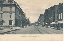 AMSTERDAM NY - Main Street West Postcard - udb (pre 1908) picture