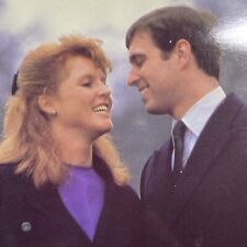 Postcard UK Prince Andrew and Sarah Ferguson Charles Skilton Great Britain VTG picture