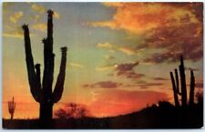 Postcard - A Desert Sunset - the West picture