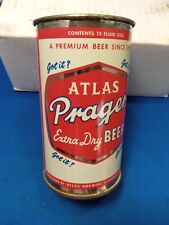 Atlas Prager extra dry flat top beer can , Chicago  Ill empty super clean no lid picture