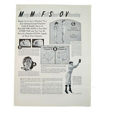  Vitamins Red Rolfe Yankees Vitamin G Foot Joy shoes  1937 LIFE Magazine ad  picture