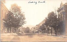 Blossburg Pennsylvania RPPC Street Scene 1910s picture