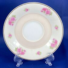Vintage JYOTO China Saucer Pink & White Floral - MINT CONDITION picture