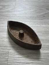 Sad Iron Miniature Cast Iron Vintage Has Rust picture