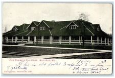 1905 Exterior Allis Chalmer Club House Building West Allis Wisconsin WI Postcard picture
