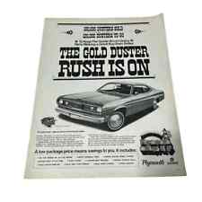 1970 Plymouth The Gold Duster Original Vintage Print Ad picture