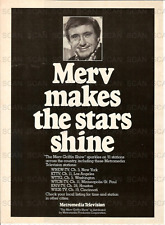 1969 The Merv Griffin Vintage Magazine Ad    Merv Griffin Television Show picture